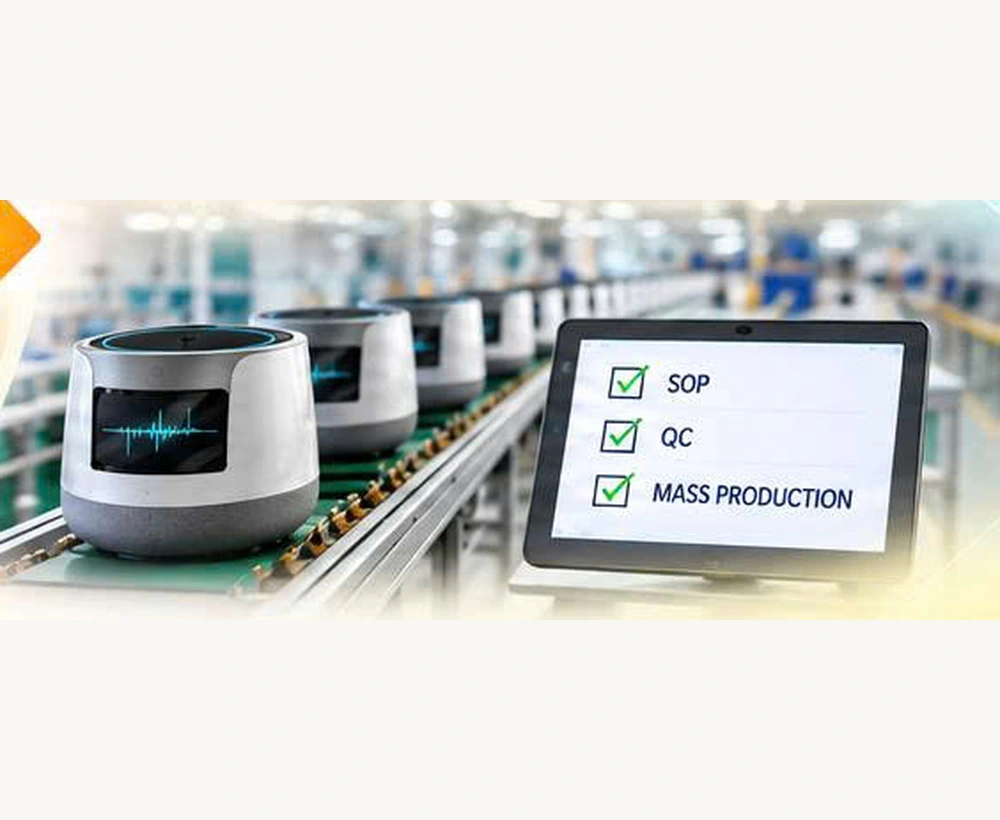 Smart speaker / Manufacturing planning